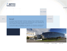 Tablet Screenshot of genou-toulouse.com